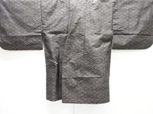 花菱模様織り出し本場泥大島紬道中着